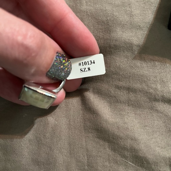 NWT Park Lane Mother of Pearl mosaic ring Sz 8 - Picture 3 of 4